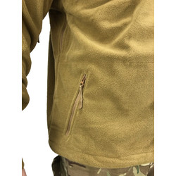 Фото: “Кофта флис SharkSkin без капюшона КОЙОТ”