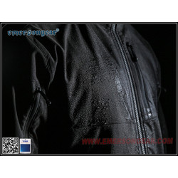 Фото: “Куртка ветровлагозащитная Emersongear Blue label Fog Softshell EMB9571BK”