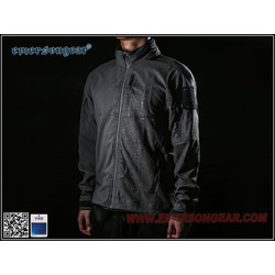 Фото: “Куртка ветровлагозащитная Emersongear Blue label Fog Softshell EMB9571BK”