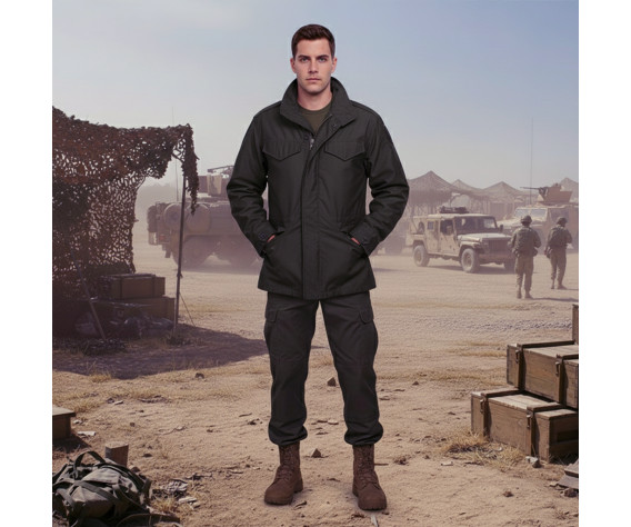 Фото: “Куртка Surplus US Fieldjacket M65 20-3501-03 schwarz”, купить в интернет магазине