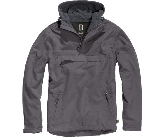 Фото: “Ветровка анорак Brandit c флисом 3001.5 антрацит”, купить в интернет магазине