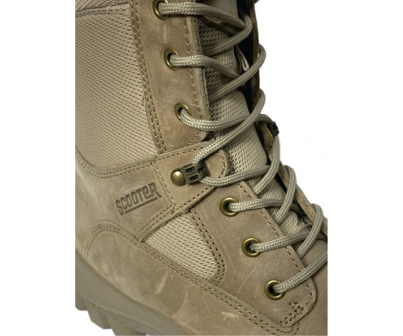 Фото: “Ботинки Scooter Armadora, M1071CBJ, бежевые с молнией”, купить в интернет магазине