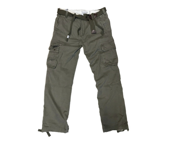 Фото: “Брюки Cargo Abercrombie & Fitch, олива”, купить в интернет магазине