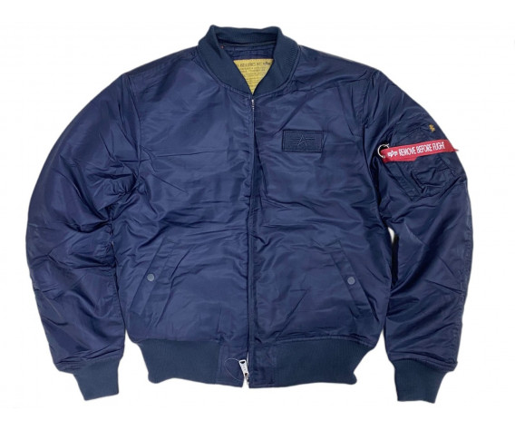 Фото: “Куртка Бомбер ALPHA с капюшоном СИНИЙ”, купить в интернет магазине