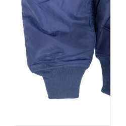 Фото: “Куртка Бомбер ALPHA с капюшоном СИНИЙ”