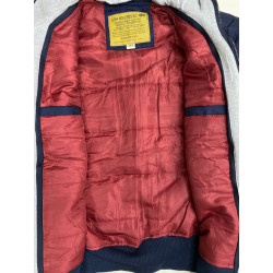 Фото: “Куртка Бомбер ALPHA с капюшоном СИНИЙ”