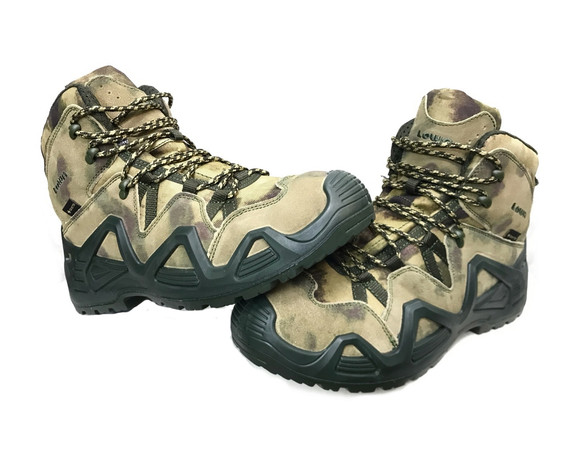 Фото: “Ботинки LOWA Zephyr средние, зеленый камуфляж”, купить в интернет магазине