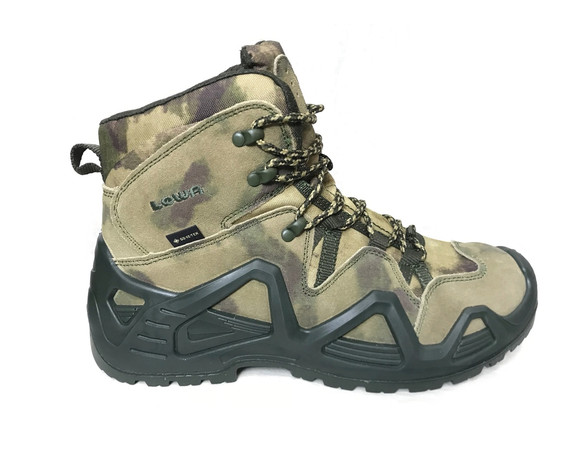 Фото: “Ботинки LOWA Zephyr средние, зеленый камуфляж”, купить в интернет магазине