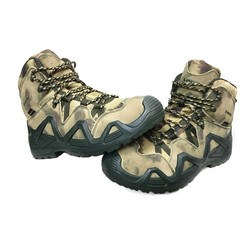 Фото: “Ботинки LOWA Zephyr средние, зеленый камуфляж”