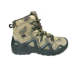 Фото: “Ботинки LOWA Zephyr средние, зеленый камуфляж”