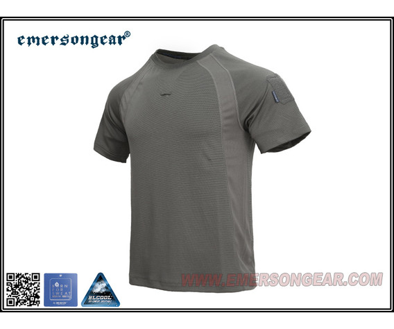 Фото: “Футболка Трен Emersongear UMP Training t-shirt EMB9564WG серый”, купить в интернет магазине
