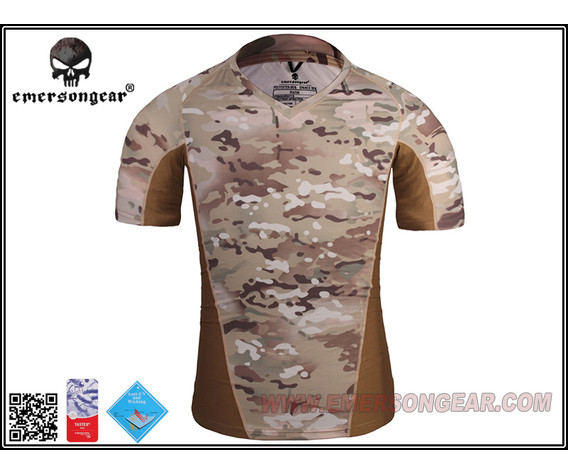 Фото: “Футболка Emersongear Base Layer Camo Running Shirts EM9167M мультикам”, купить в интернет магазине