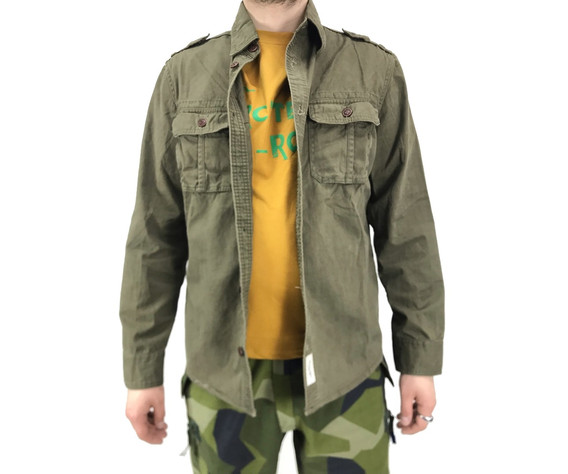 Фото: “Рубашка Abercrombil& Fith длин рук Рубашка Olive”, купить в интернет магазине