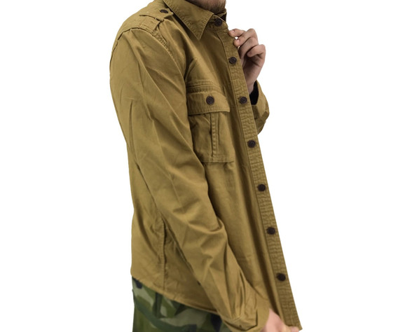 Фото: “Рубашка Abercrombil& Fith длин рук Рубашка Beige”, купить в интернет магазине