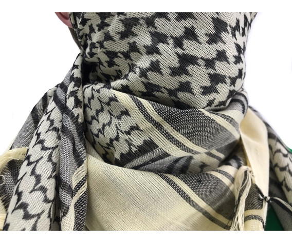 Фото: “Арафатка х/б полоска БЕЖЕВАЯ”, купить в интернет магазине