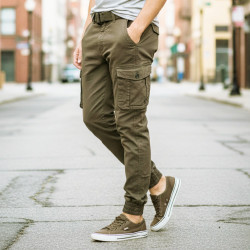 Фото: “Брюки Jogger IN YESIR Dark Khaki”, купить в интернет магазине