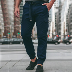 Фото: “Брюки Jogger IN YESIR синий”, купить в интернет магазине