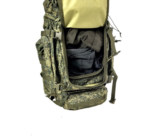 Фото: “Рюкзак 100 литров с системой молли ЗЕЛЕНАЯ ЦИФРА”, купить в интернет магазине