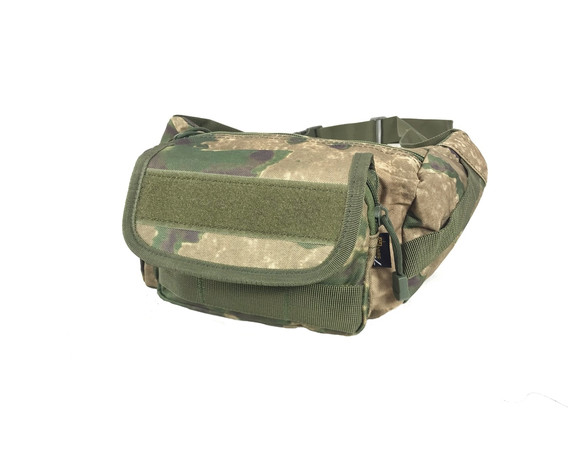 Фото: “Сумка поясная 7.26, зеленый камуфляж”, купить в интернет магазине