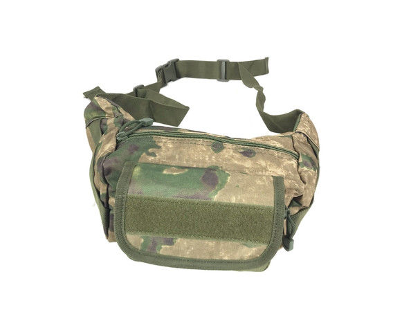 Фото: “Сумка поясная 7.26, зеленый камуфляж”, купить в интернет магазине